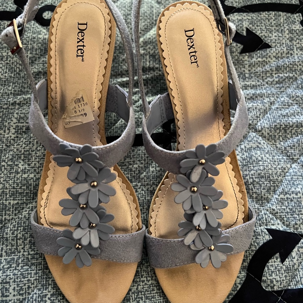 Dexter Blue Lotus Dress Sandals size 8.5